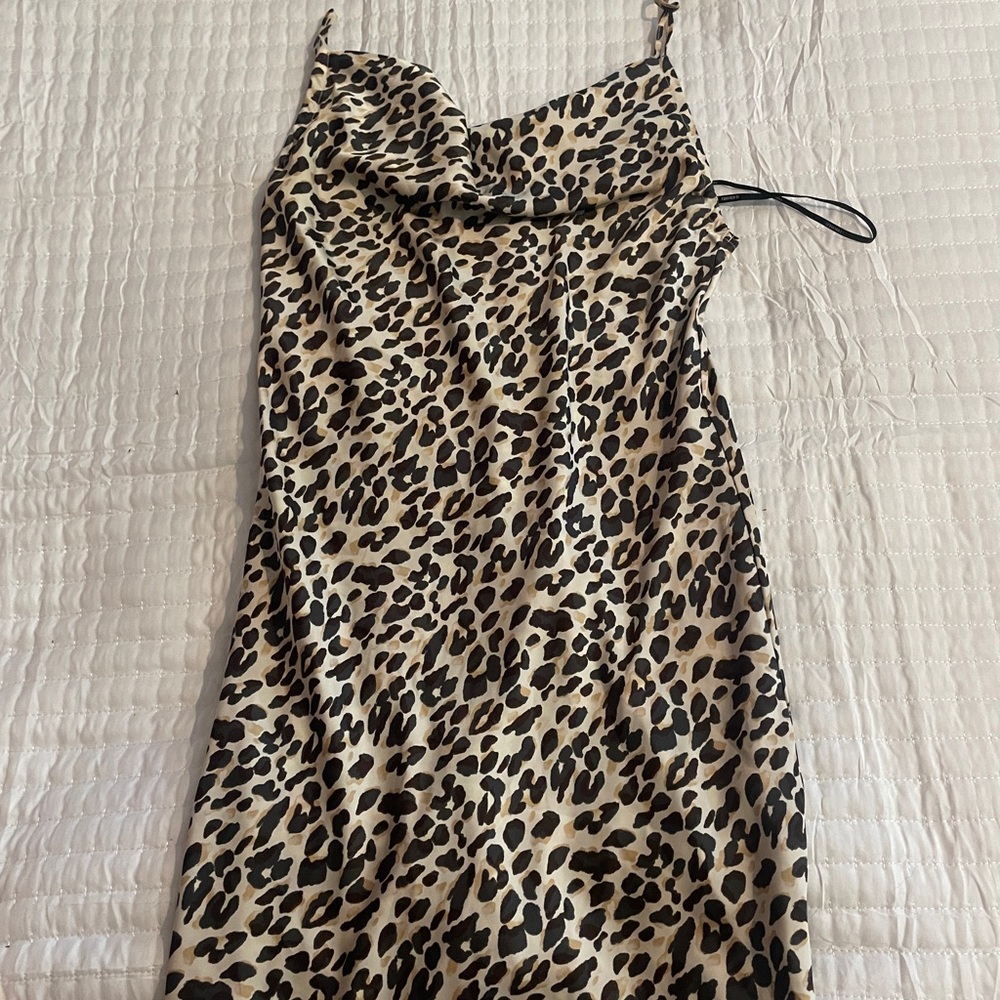 Forever 21 Leopard Print Formal Dress